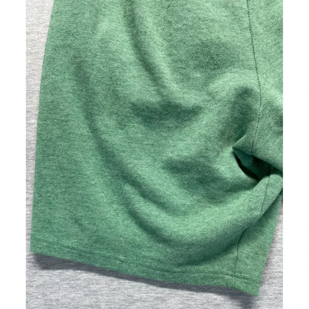 Calvin Klein Sweat Shorts Mens Medium Green Logo Streetwear Drawstring Waist
